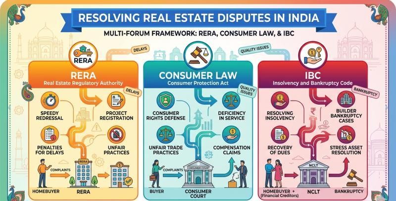 Resolving real estate despute in India